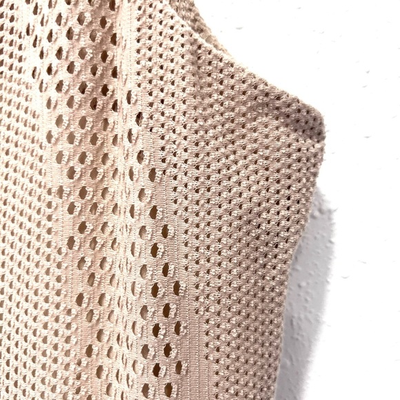 Anne Klein Tan Sheath Midi Dress Halter Sleeveless - Picture 7 of 9